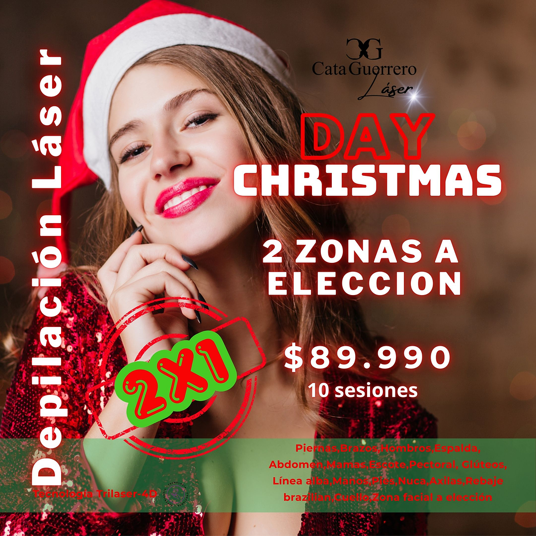 10 SESIONES EN 2 ZONAS A TU ELECCION 2X1 1