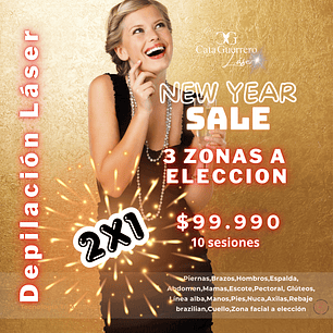 10 SESIONES EN 3 ZONAS A TU ELECCION 2X1