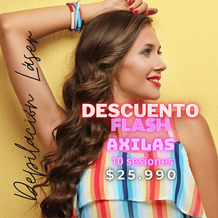 DESCUENTO FLASH! 10 sesiones en axilas