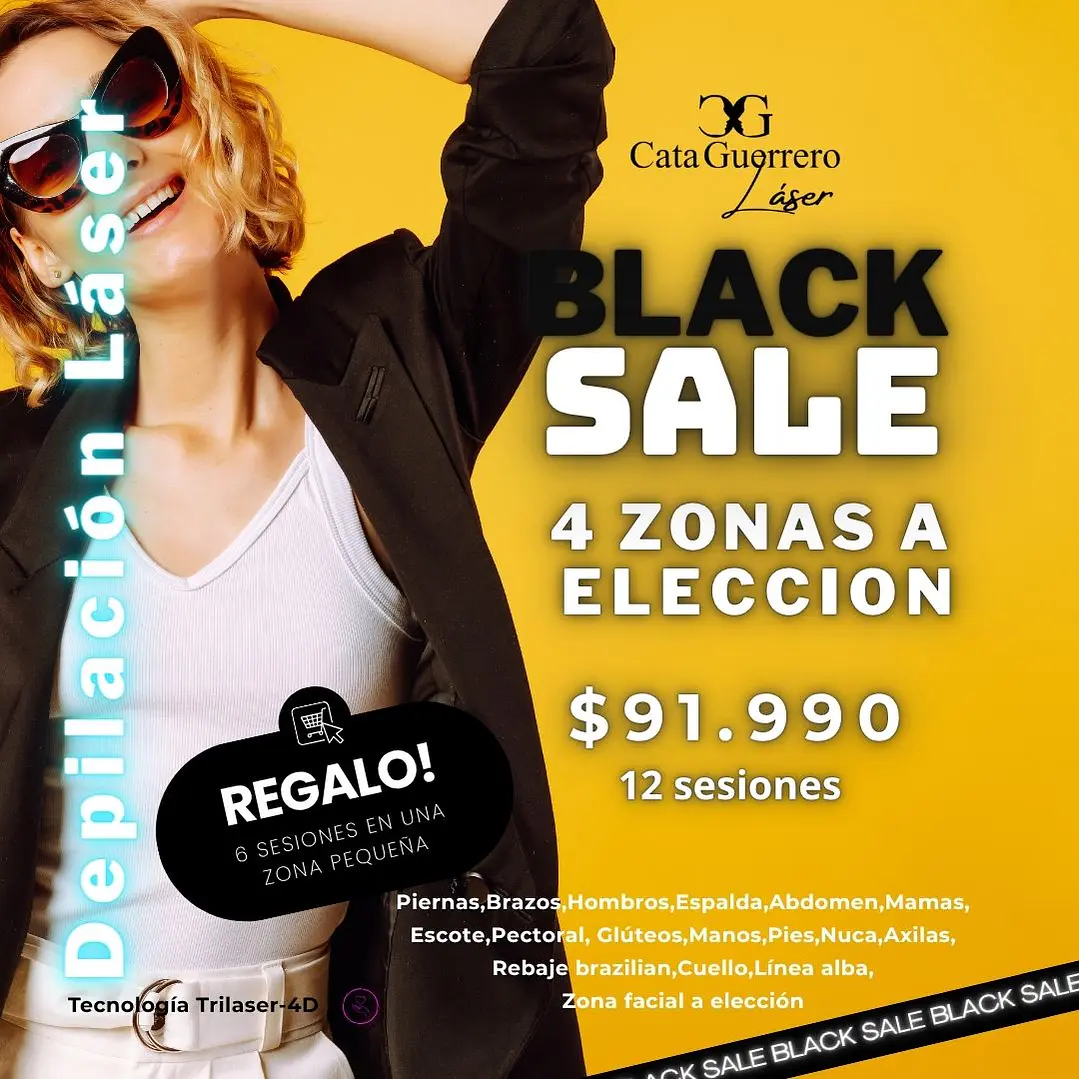 12 SESIONES EN 4 ZONAS A TU ELECCION + 6 SESIONES DE REGALO EN UNA ZONA PEQUEÑA 1