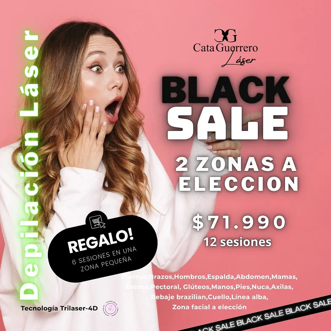 12 SESIONES EN 2 ZONAS A TU ELECCION + 6 SESIONES DE REGALO EN UNA ZONA PEQUEÑA 1