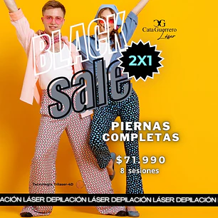 8 sesiones en piernas completas 2x1