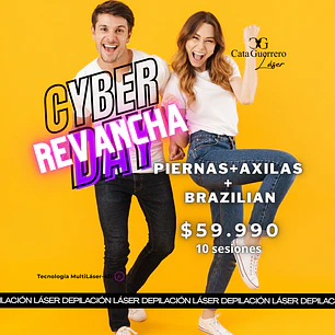 10 SESIONES EN PIERNA + AXILAS + BRAZILIAN