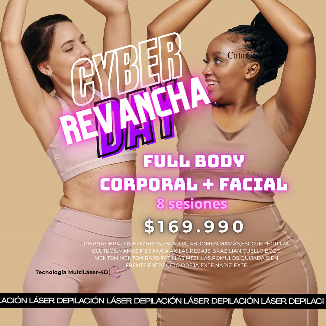 8 sesiones Full body + Facial completo 1