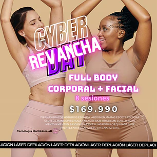 8 sesiones Full body + Facial completo