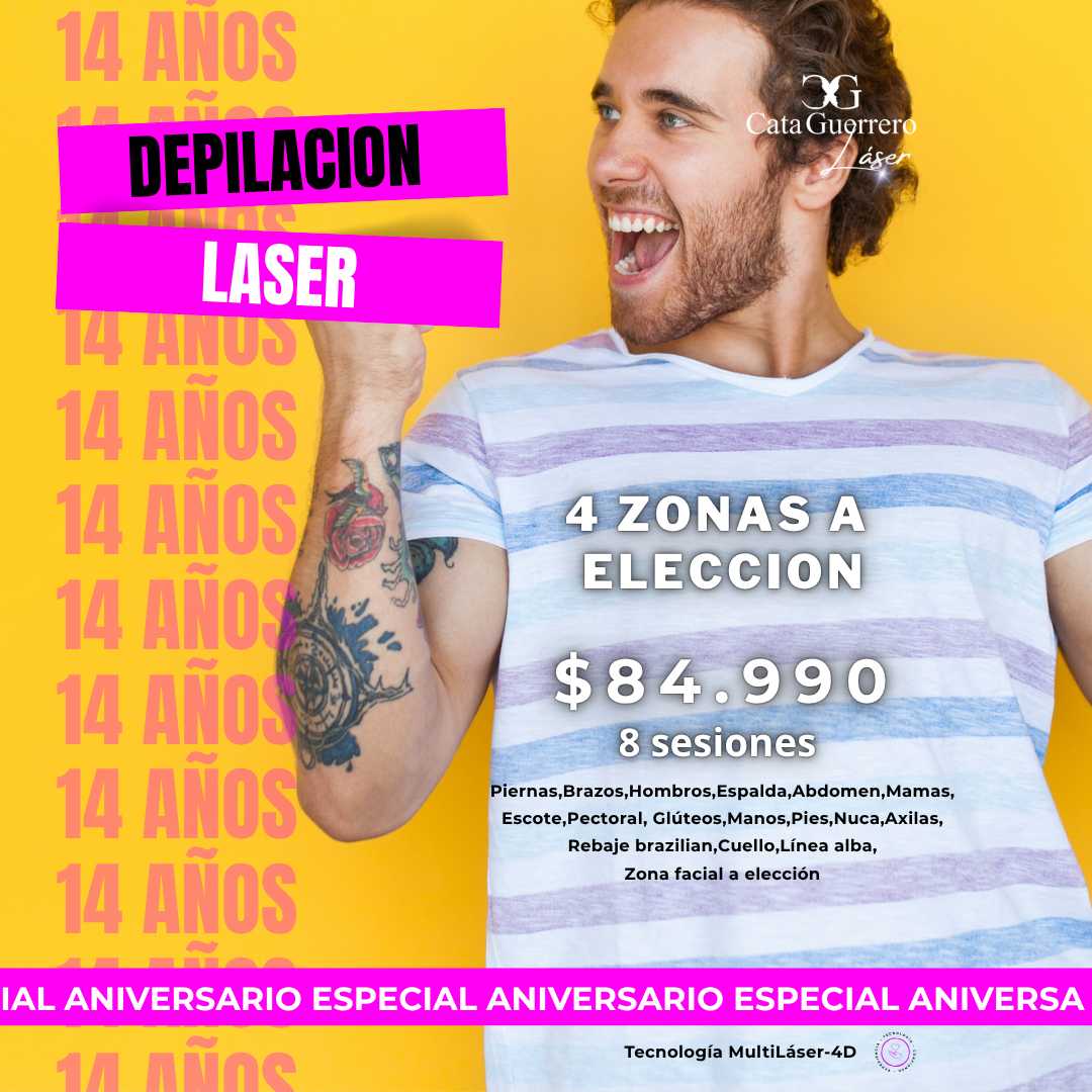 8 SESIONES EN 4 ZONAS A TU ELECCION