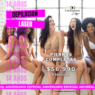 8 SESIONES EN PIERNAS COMPLETAS
