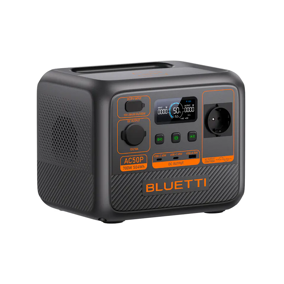 Estación de Energía BLUETTI AC50P 700 W / 504 Wh | CSolar Chile 4