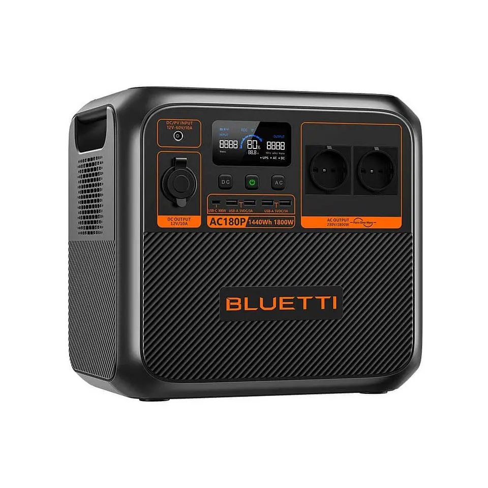 Estación de Energía BLUETTI AC180P 1800 W / 1440 Wh | CSolar Chile 4