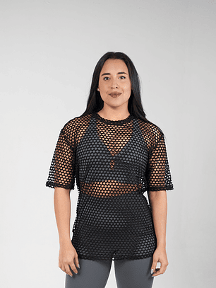 Camiseta Oversize Malla