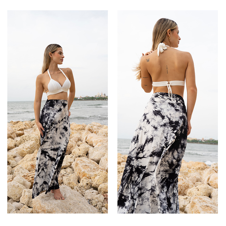 Salida de Baño Copa Halters Tie Dye 1