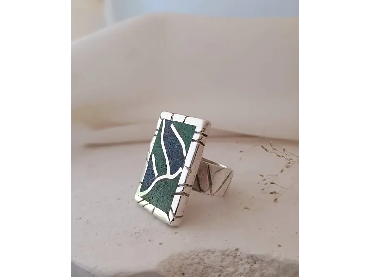Anillo Bruma azul 1