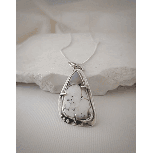 Colgante con Ópalo Dendrítico