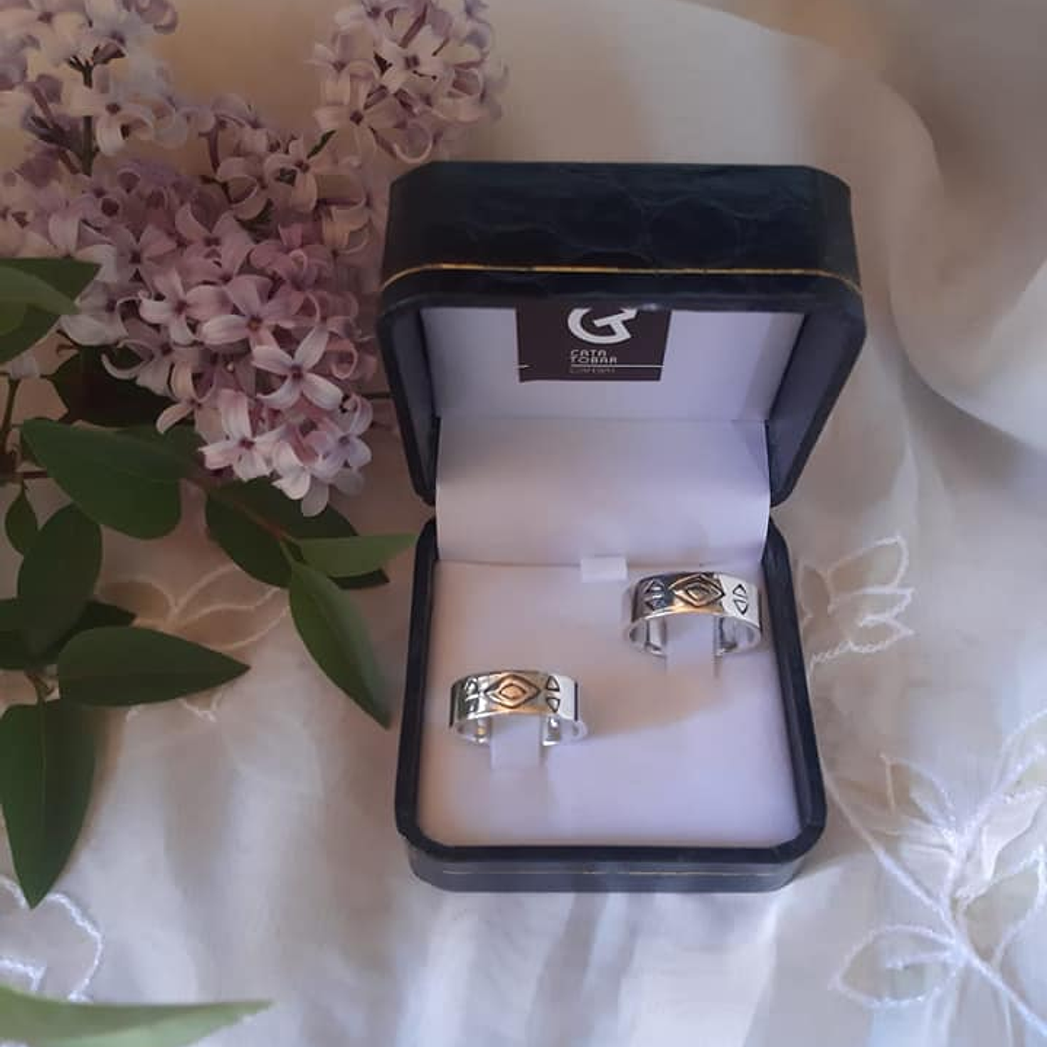 Argollas<br>Estilo mapuche