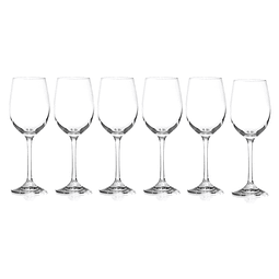 SET 6 COPAS CRISTAL VINO WAYU