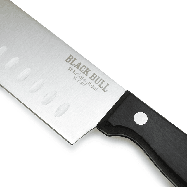 CUCHILLO SANTOKU 7" TEXAS BLACKBULL