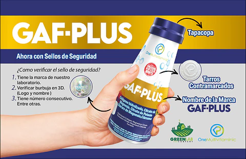 GAF-PLUS 300 mL – Pack x 90 Unidades (Precio Mayorista)