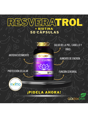 RESVERATROL CON BIOTINA 800