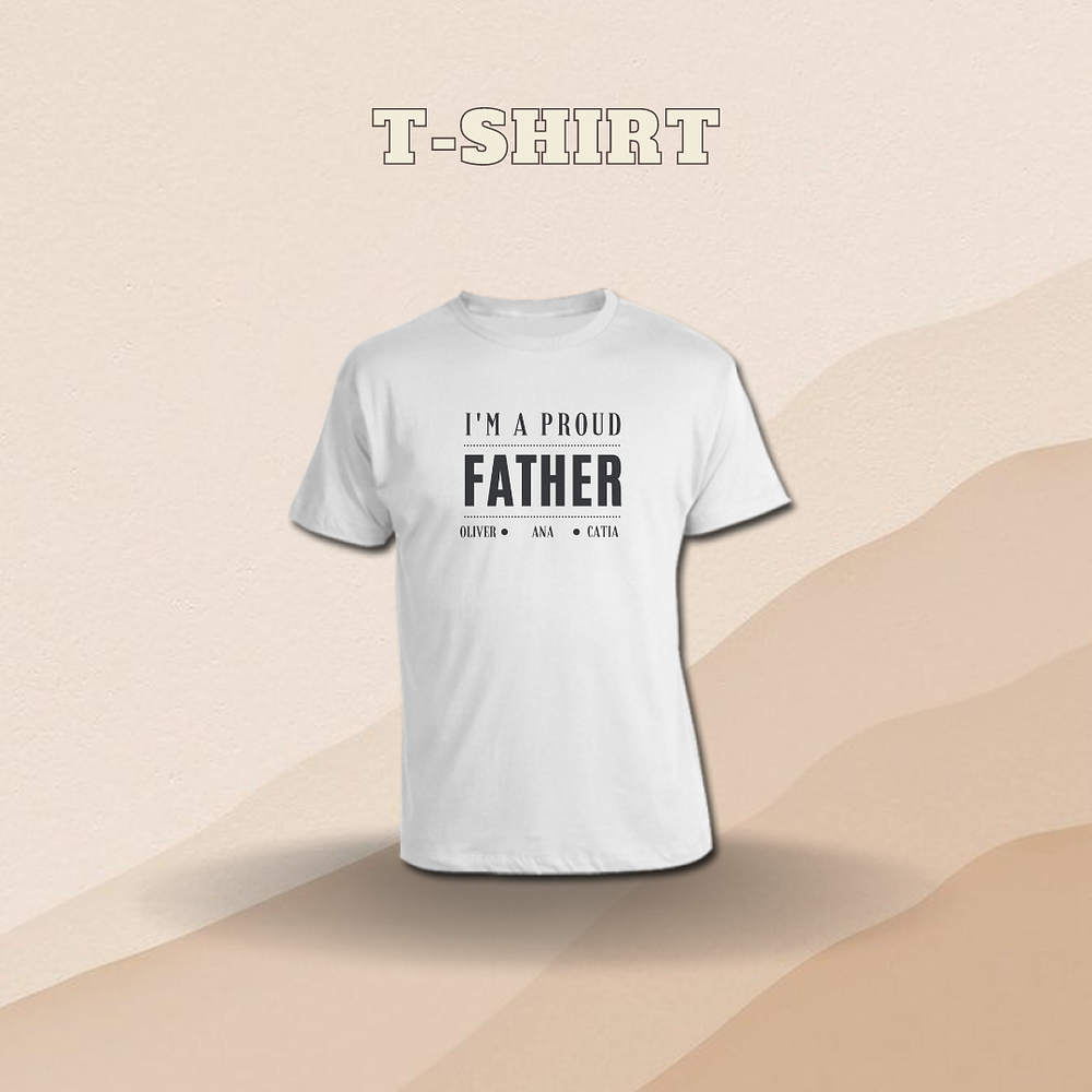 T-shirt "Im a proud father"