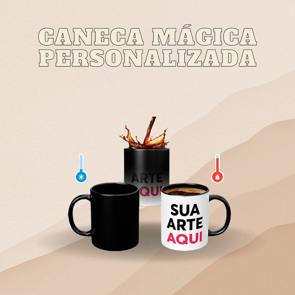 Caneca "Te amo mais que chocolate"