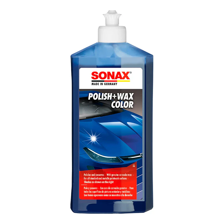 Sonax Polish & Wax Abrillantador Y Cera Color Azul 500ml 1