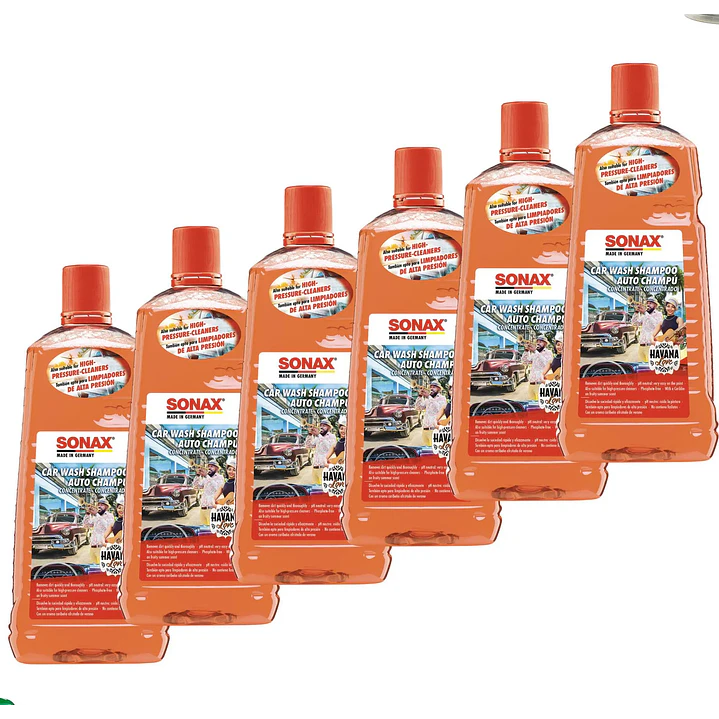 Pack X6 Shampoo Concentrado Con Aroma 2l Sonax 1