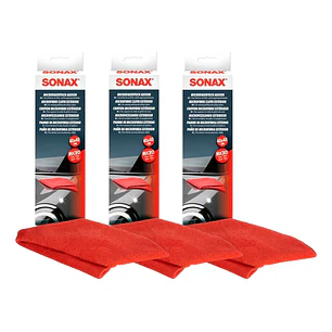 Pack 5 Unids Paño De Microfibra 40x40 Auto Sonax