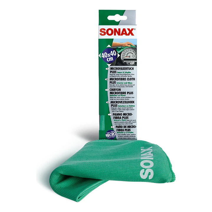 Pack X6 Paño Microfibra 40x40 Auto Sonax Vidrios & Plasticos 2