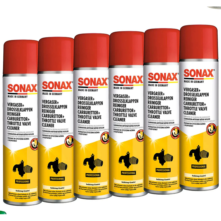 Pack X6 Limpiacarburador Spray Sonax 400 Ml 1