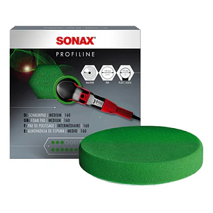 Pad Sonax Esponja Premium Corte Medio Verde Pulido Medio 6