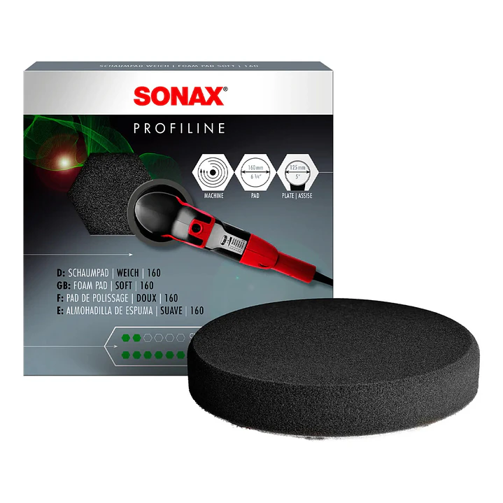 Pad Bonete Sonax 6 Pulgadas Gris Regro Refinado Rotativa 1
