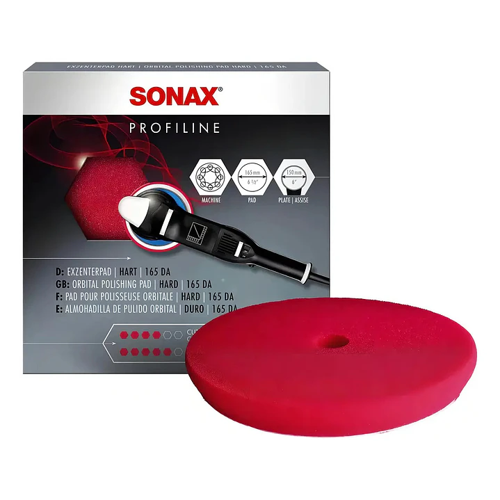 Pad Sonax Rojo Corte Alto 6.5 Pulgadas 165 Mm 1