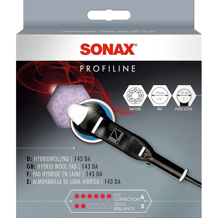 Bonete Hibrido Lana Acrilica 143 Mm Sonax 3
