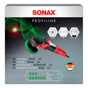 Pad Esponja Corte Medio 150 Mm 6 Pulgadas Sonax