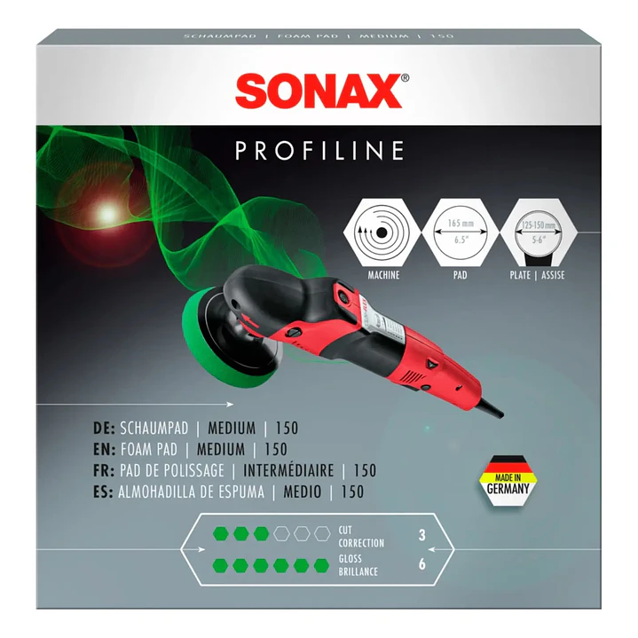 Pad Esponja Corte Medio 150 Mm 6 Pulgadas Sonax 2
