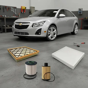 Kit Filtros Para Chevrolet Cruze 2.0 2015 2016 2017