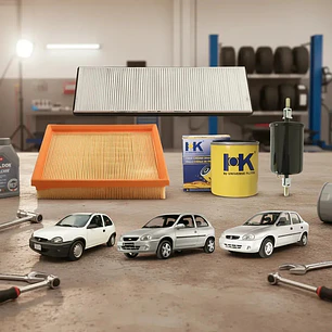 Kit Filtros Para Chevrolet Corsa 1.6 2008 2009 2010 2011