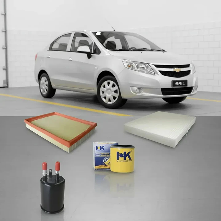 Kit Filtros Para Chevrolet Sail 1.4 2016 2017 - 2