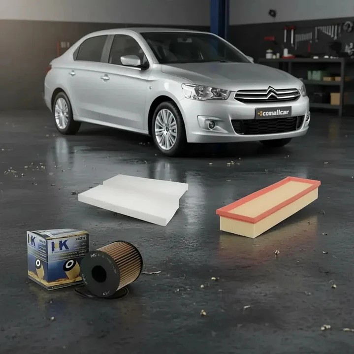 Kit Filtros Para Citroen C-elysee 1.6 2017 2018 4