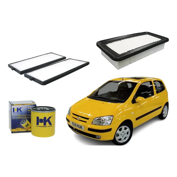 Kit Filtros Para Hyundai Getz 1.6 2010 2011 Todos 1