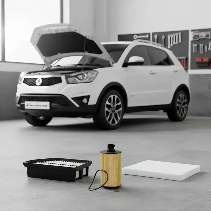 Kit Filtros Para Ssangyong Korando 2.0 Diesel 2012 2013 2014 2
