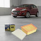 Kit Filtros Para Ford Fiesta 1.6 Sigma 2015 2016 - Miniatura 2