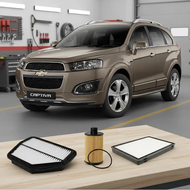 Kit Filtros Para Captiva 2.2 2012 2013 2014 2015 2016 2017 1
