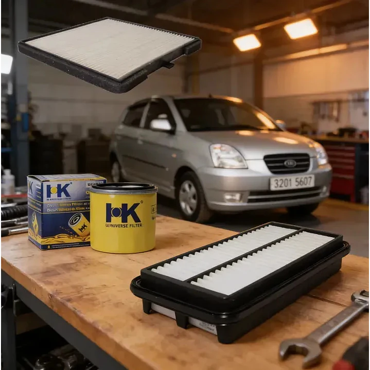 Kit Filtros Para Kia Morning 1.1 2009 2010 2011 3