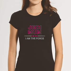 t-shirt star wars jedi mum . dia da mãe