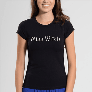 t-shirt miss witch . Halloween