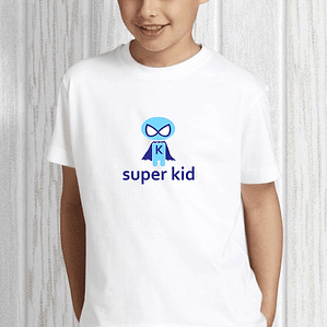 t-shirt criança super kid . boy . dia do pai