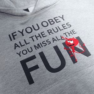 t-shirt criança you miss all the fun