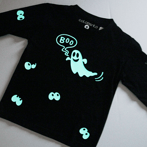 t-shirt criança boo . Halloween