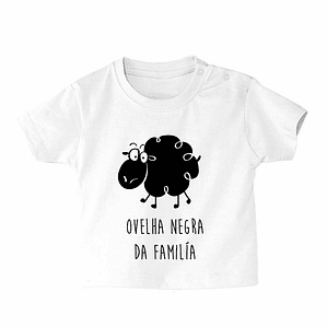 t-shirt bebé ovelha negra